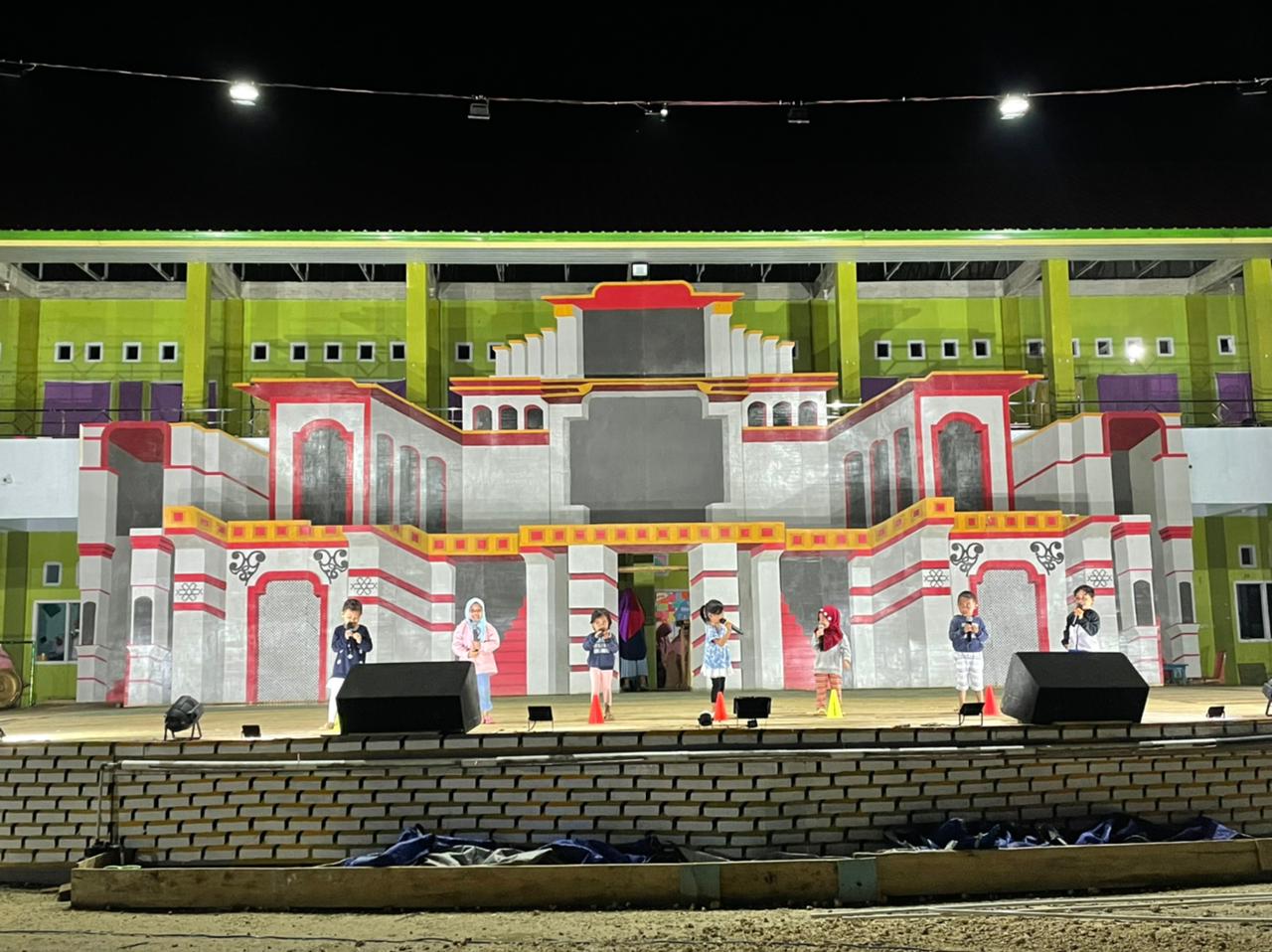 Santri PAUD Al-Amanah Siap Memeriahkan Arena Gembira