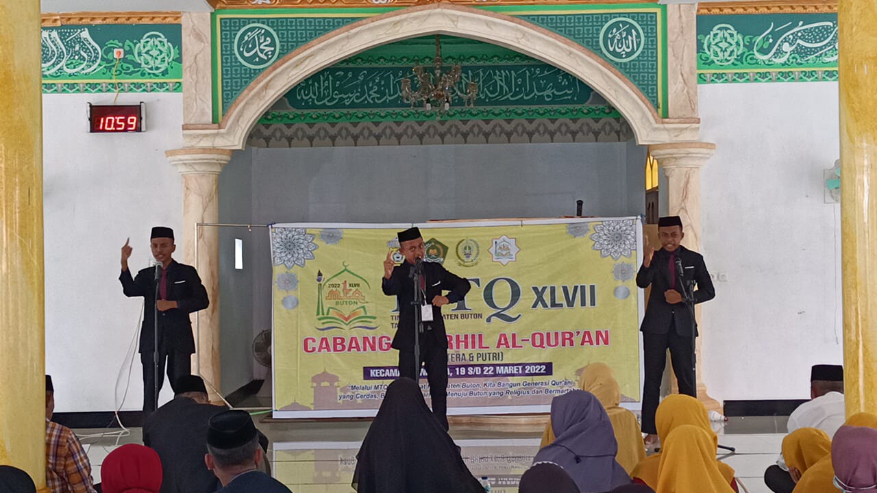 Pelajar Al-Amanah Raih Juara Pada MTQ Tingkat Kabupaten Buton